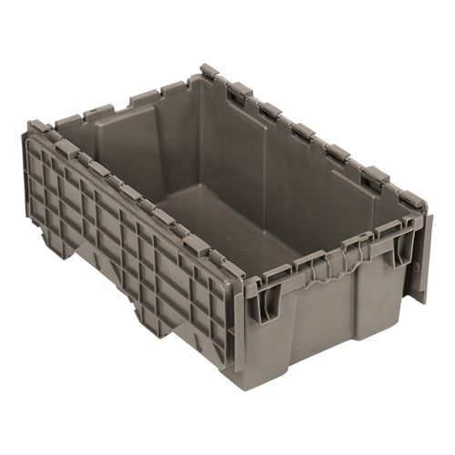 Quantum Storage System QDC2012-7 Attached-Top Distribution Container, 11-9/16" x 19-5/8' x 7-1/2", Grey