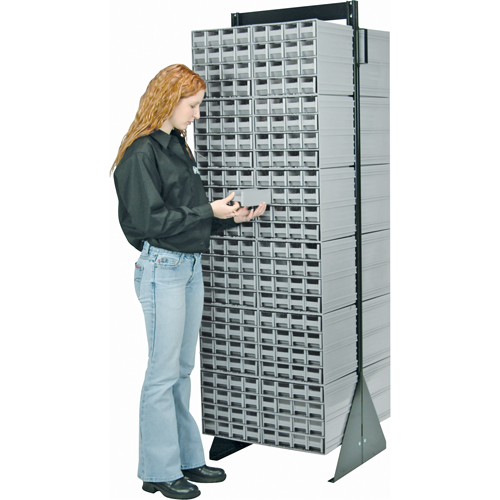 Quantum Storage System QIC-270-83GY Interlocking Storage Cabinet Floor Stands