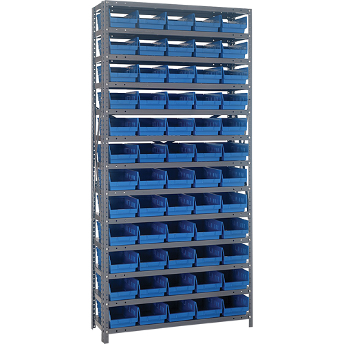  RN869 &eacute;tag&egrave;re de rangement avec bacs, Acier, Sans boulons, De base, 36" la x 76" h x 12" p