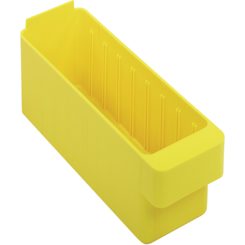 Quantum Storage System QED501YL Bacs-tiroirs Euro, 3-3/4" la x 5" H x 11-5/8" p, Jaune, Capacit&eacute; 40 lb