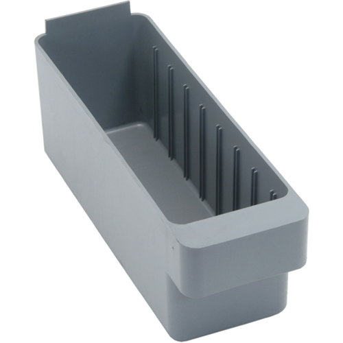 Quantum Storage System QED501GY Bacs-tiroirs Euro, 3-3/4" la x 5" H x 11-5/8" p, Gris, Capacit&eacute; 40 lb