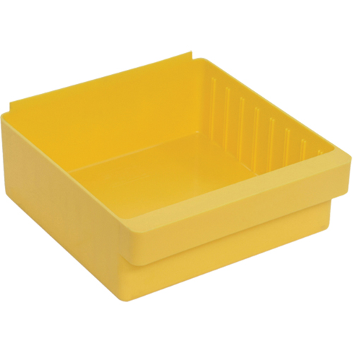 Quantum Storage System QED801YL Bacs-tiroirs Euro, 11-1/8" la x 5" H x 11-5/8" p, Jaune, Capacit&eacute; 50 lb