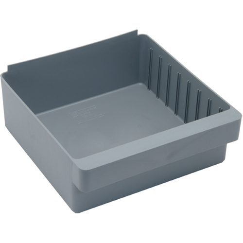 Quantum Storage System QED801GY Bacs-tiroirs Euro, 11-1/8" la x 5" H x 11-5/8" p, Gris, Capacit&eacute; 50 lb