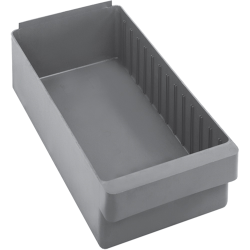 Quantum Storage System QED606GY Bacs-tiroirs Euro, 8-3/8" la x 5" H x 17-5/8" p, Gris, Capacit&eacute; 60 lb