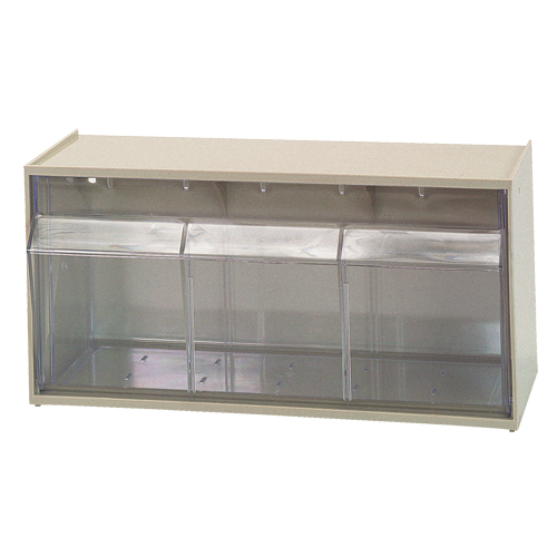 Quantum Storage System QTB410IV Bacs basculants divisibles, 11-7/8" la x 5-1/4" p x 5-15/16" h