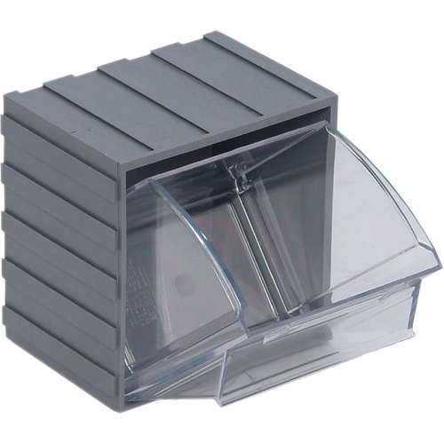 Quantum Storage System QTB406GY Tip-Out Bins, 3-5/8" W x 4-1/16" D x 4-1/4" H