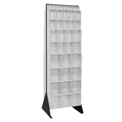 Quantum Storage System QFS270-72WT Tip-Out Bins Stand, 23-5/8" W x 16" D x 75" H, 72 Drawers