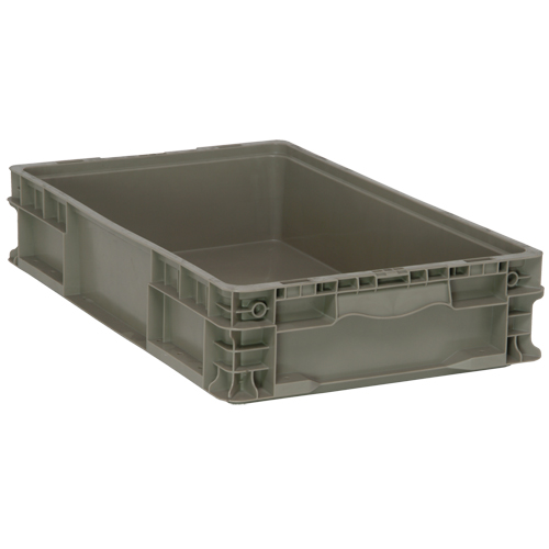 Quantum Storage System RSO2415-5 Contenant pliable et empilable, 15" la x 24" p x 5" h, Gris