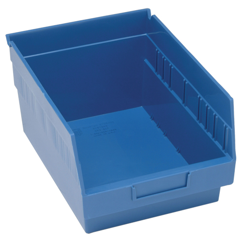 QUANTUM STORAGE SYSTEM Store More Plastic Shelf Bins CF218 (QSB207BLUE