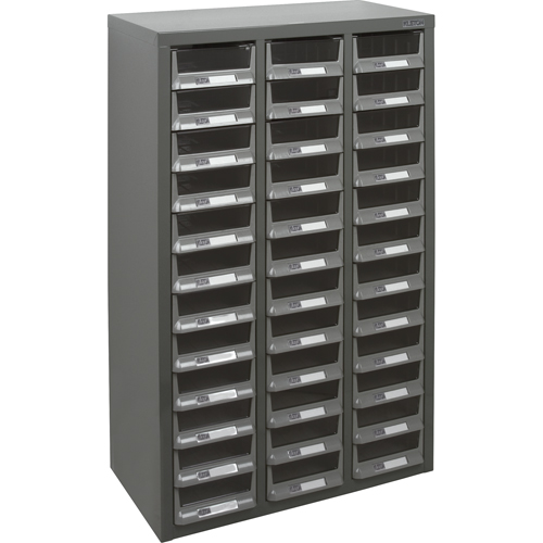 KLETON CF285 Casiers pour pi&egrave;ces KPC-100 , Acier galvanis&eacute;, 36 tiroirs, 23" x 11-2/5" x 36-9/10", Gris