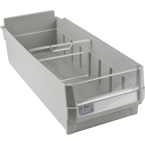 KLETON CF324 Replacement Drawer for KPC-HD Heavy-Duty Parts Cabinets, Plastic, 6-1/2" W x 14-4/5" D x 4" H, Grey