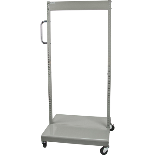 KLETON CF475 Mobile Tilt Bin Rack - Cart Only, Double-sided, 26-1/4" W x 22" D x 57-1/2" H