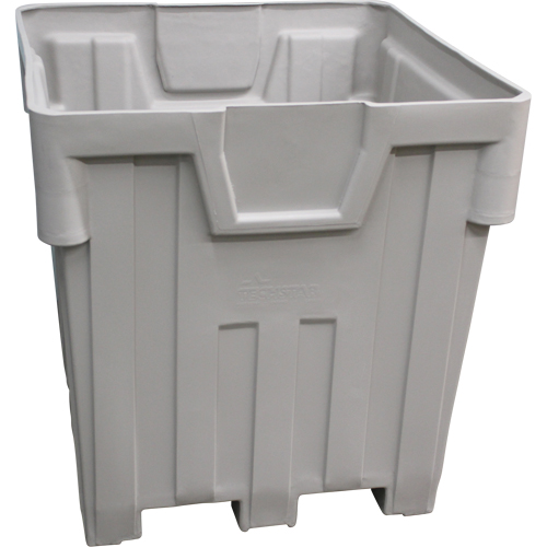 Techstar Plastics Inc 4900 TUB GREY Bacs emboîtables, 44" la x 44" p x 46" h, Gris