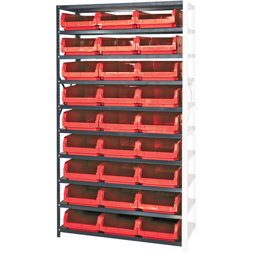 Quantum Storage System CF784 &eacute;l&eacute;ment de rayonnage avec bacs empilables, Acier, Bac Magnum, Capacit&eacute; 650 lb, 42" la x 76" h