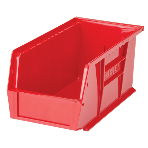 KLETON CF832 Bac empilable & &agrave; suspendre, 5-1/2" la, 5" h x 10-7/8" p, Rouge