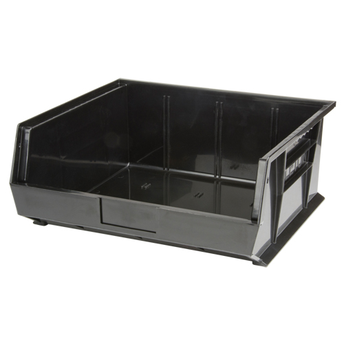 KLETON CF854 Bac empilable & &agrave; suspendre, 16-1/2" la, 7" h x 14-3/4" p, Noir