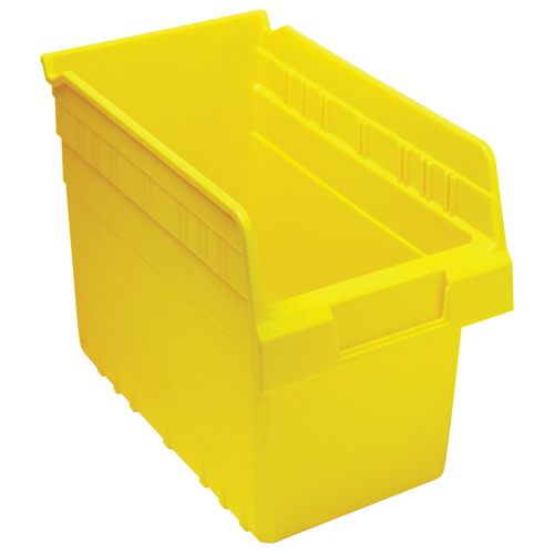 Quantum Storage System QSB802YL Bacs pour &eacute;tag&egrave;re Store-Max, 6-5/8" la x 8" H x 11-5/8" p, Jaune, Capacit&eacute; 44 lb