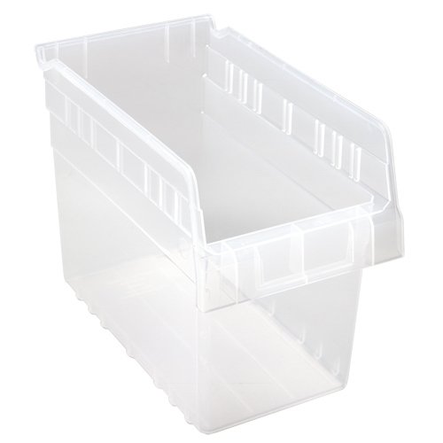 Quantum Storage System QSB802CL Bacs pour &eacute;tag&egrave;re Store-Max, 6-5/8" la x 8" H x 11-5/8" p, Transparent, Capacit&eacute; 44 lb