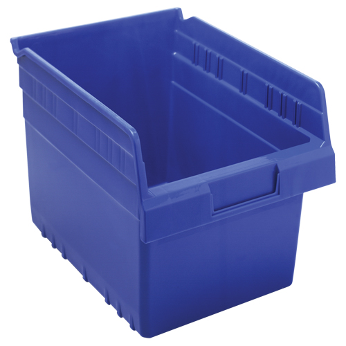 Quantum Storage System QSB807BL Bacs pour &eacute;tag&egrave;re Store-Max, 8-3/8" la x 8" H x 11-5/8" p, Bleu, Capacit&eacute; 44 lb