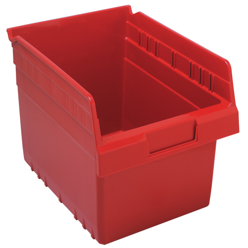Quantum Storage System QSB807RD Bacs pour &eacute;tag&egrave;re Store-Max, 8-3/8" la x 8" H x 11-5/8" p, Rouge, Capacit&eacute; 44 lb