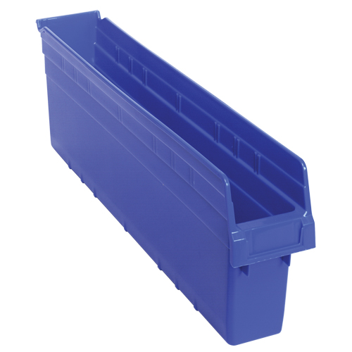 Quantum Storage System QSB805BL Bacs pour &eacute;tag&egrave;re Store-Max, 4-3/8" la x 8" H x 23-5/8" p, Bleu, Capacit&eacute; 68 lb