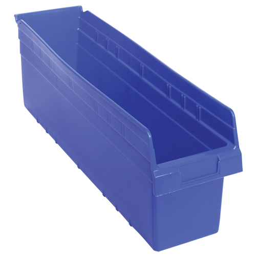 Quantum Storage System QSB806BL Bacs pour &eacute;tag&egrave;re Store-Max, 6-5/8" la x 8" H x 23-5/8" p, Bleu, Capacit&eacute; 68 lb