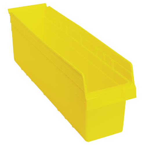 Quantum Storage System QSB806YL Bacs pour &eacute;tag&egrave;re Store-Max, 6-5/8" la x 8" H x 23-5/8" p, Jaune, Capacit&eacute; 68 lb