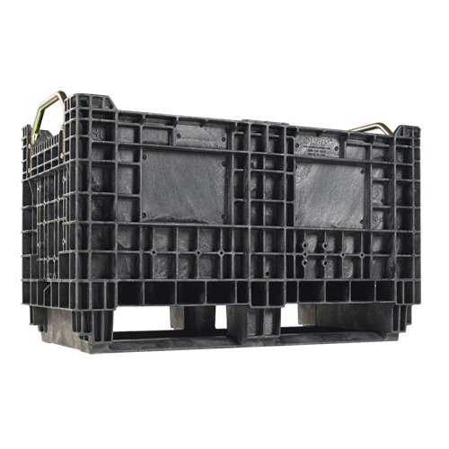 Orbis 898803 Heavy-Duty BulkTote&reg; Container, 30" L x 16" W x 19.2" H, Black