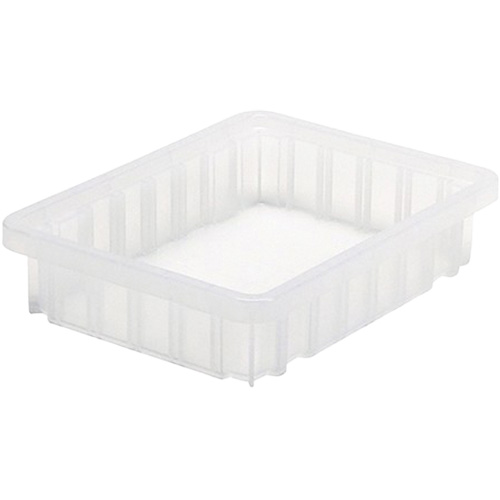 Quantum Storage System DG91025CL Contenant Divider Box, Plastique, 10,875" la x 8,25" p x 2,5" h, Transparent