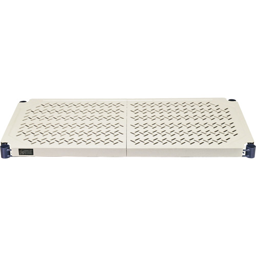 Quantum Storage System RPWR72-1836E Wire Shelving Unit with Plastic Shelves, Wire Frame with Plastic Shelves, Boltless, 600 lbs. Capacity, 36" W x 72" H x 18" D