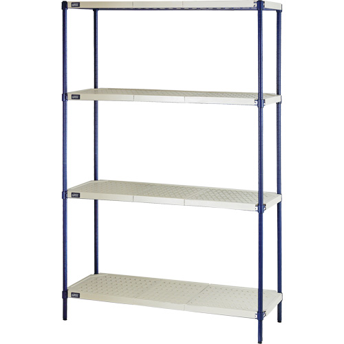 Quantum Storage System Wire Shelving, Plastic Snap Together Shelving