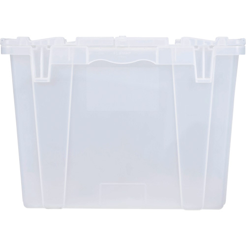 Orbis 5899934 FP243C FliPak Nestable Tote, 26.9" x 16.9" x 12.1", Clear