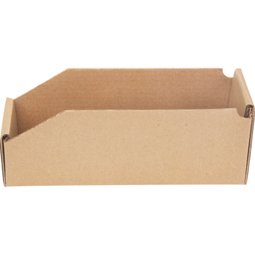 Mitchel Lincoln MLCG170 Deep Corrugated Parts Bins, 3-3/4" W x 11-1/4" D x 4-1/2" H, Beige