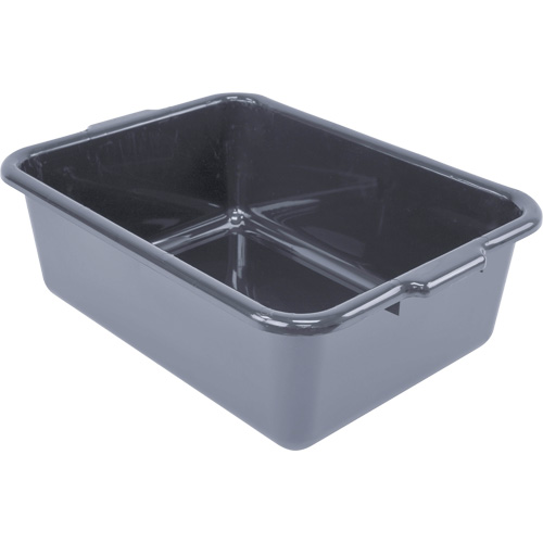 Quantum Storage System FSB-21157GY Bac d'entreposage tout usage &agrave; fond plat, 7" ha x 15" p x 21" lo, Plastique, Gris