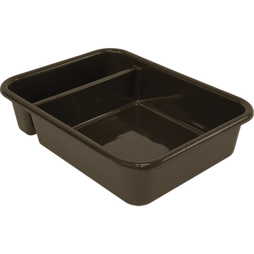 Quantum Storage System FSB-21165BN Bac d'entreposage tout usage &agrave; compartiment, 5" ha x 15" p x 20" lo, Plastique, Brun