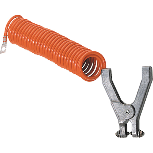 LIND EQUIPMENT Coiled Grounding Clamps DA632 Shop Coiled Grounding