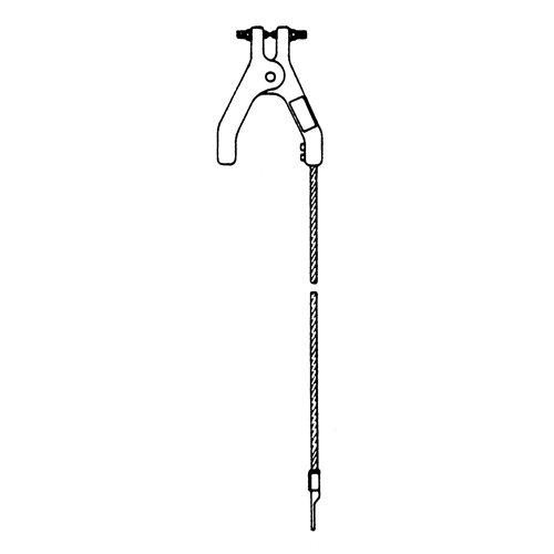 Lind Equipment LE60HL Heavy-Duty Bonding & Grounding Wire Assemblies - Hand Clamp & 1/4" Terminal Connectors