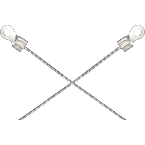 Lind Equipment LE70-72 Assemblages l&eacute;gers de cables de masse et de mise &agrave; la terre - Deux raccordements a/borne d'extr&eacute;mit&eacute; de 1/4"