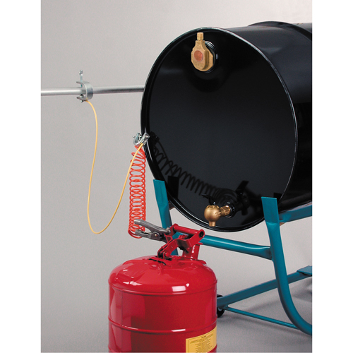 Lind Equipment LE71 Light-Duty Bonding & Grounding Wire Assemblies - Pipe Clamp & Large C-Clamps