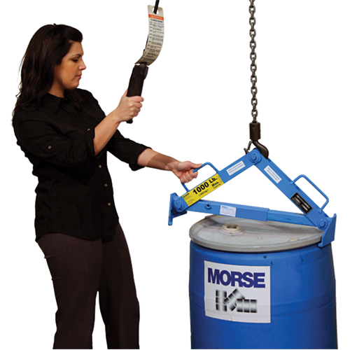 Morse 92 Drum Lifter, 30 - 85 US Gal. (25 - 70 Imperial Gal.), 1000 lbs./454 kg. Cap.