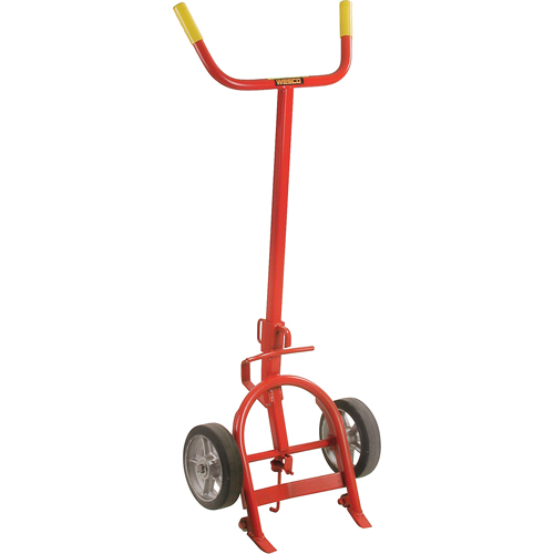 Wesco 240013 Single Bar Drum Trucks, Steel Construction, 55 - 85 US Gal. (45 - 70 Imperial Gal.)