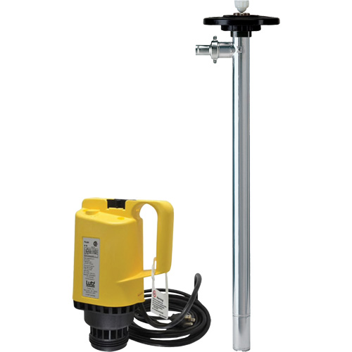 Lutz DB817 Electric Drum Pumps, Stainless Steel, 54.5 GPM