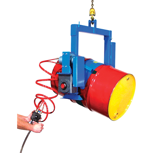 Morse 195A-A Power Drum Tilter - Air Motor, 55 US gal. (45 Imperial Gal.) Drum Size, 1500 lbs./680 kg. Cap.