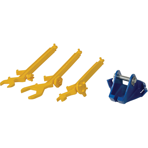 Vestil PDL-800-M Appareils de levage &agrave; usages multiples avec cl&eacute;s pour barils, 30 - 55 gal. US (25 - 45 gal. imp.), Cap. 800 lb/362 kg