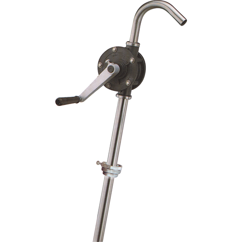 KLETON Rotary Type Drum Pump, Stainless Steel, Fits 1555 Gal., 12 oz