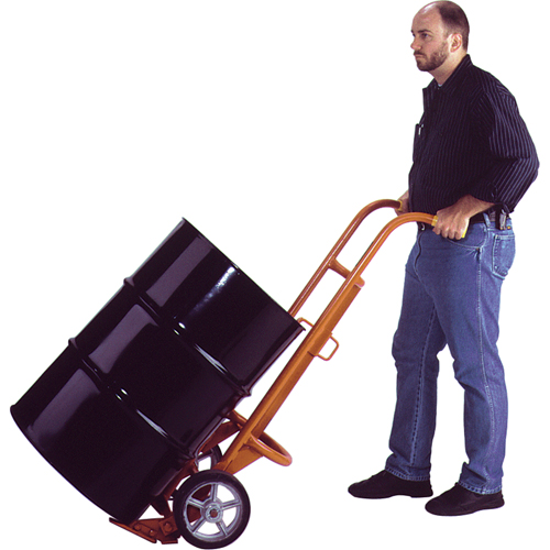 Wesco 240003 Ergonomic Drum Trucks, Steel Construction, 55 - 85 US Gal. (45 - 70 Imperial Gal.)