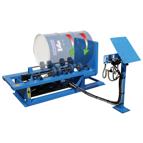 Morse 456-1 Hydra-Lift Drum Rotator / Roller, 55 US gal. (45 Imperial Gal.) Capacity, Variable Speed, 1 HP