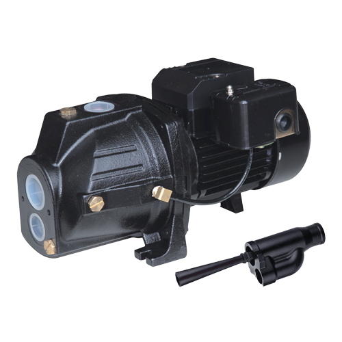 LEO UDPM100-1 Pompe &agrave; jet en fonte &agrave; double tension transformable, 230 V, 920 gal./h, 1 CV