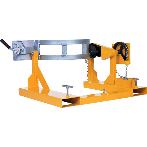 Vestil DCR-205-15 Porte-baril pour chariot &agrave; fourche, Pour 55 gal. US (45,8 gal imp&eacute;rial)