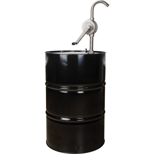KLETON DC865 Pompe rotative pour baril, Acier inoxydable, Pour capacit&eacute; 55 gal., 12 oz/course